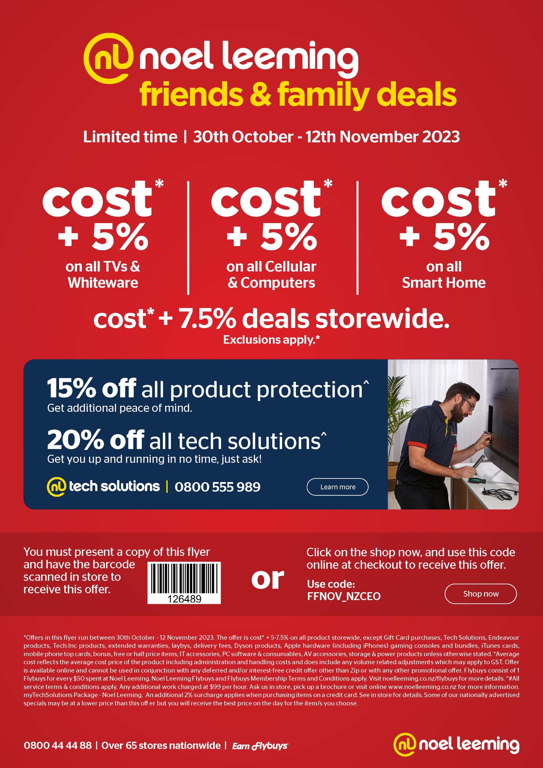 Read more about the article Noel Leeming & Warehouse Stationery Friends & Family Deals