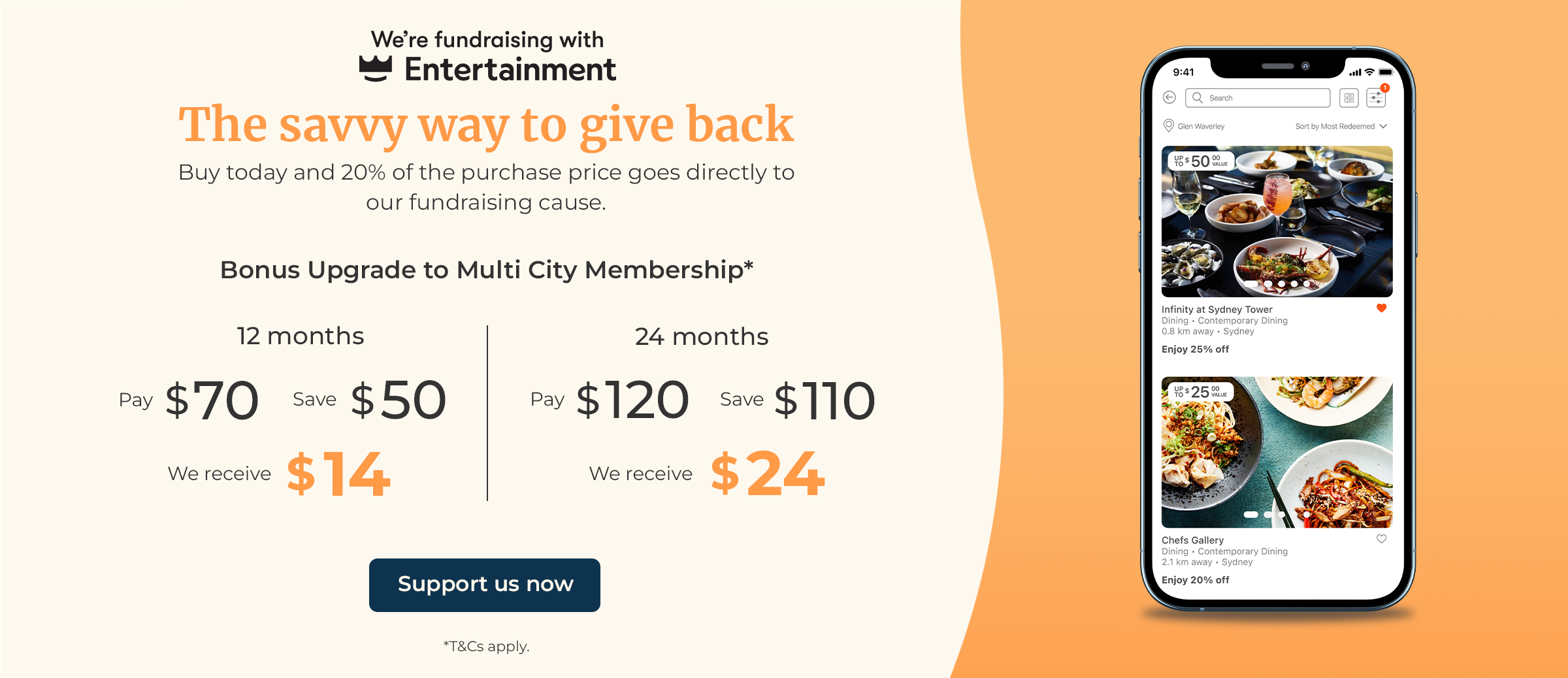 Read more about the article Help us Fundraise with Entertainment – 20% of your purchase comes directly to our school!