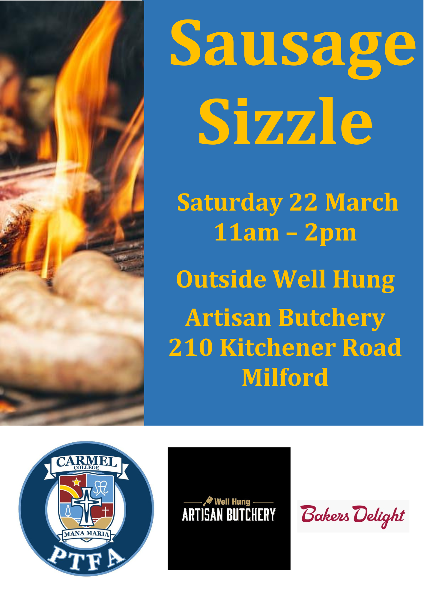 Read more about the article Come and Support the PTFA Sausage Sizzle