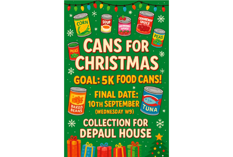 Read more about the article Cans for Christmas 2025